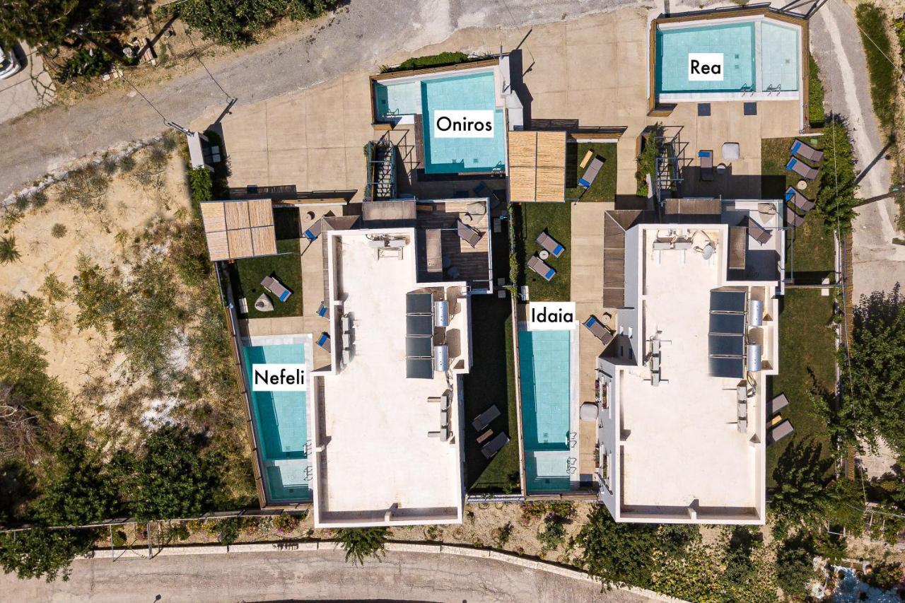 Iron Villas - Nefeli & Oniros Pangalochori Dış mekan fotoğraf